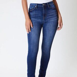 Anya High Rise Super Skinny Jeans - Dark